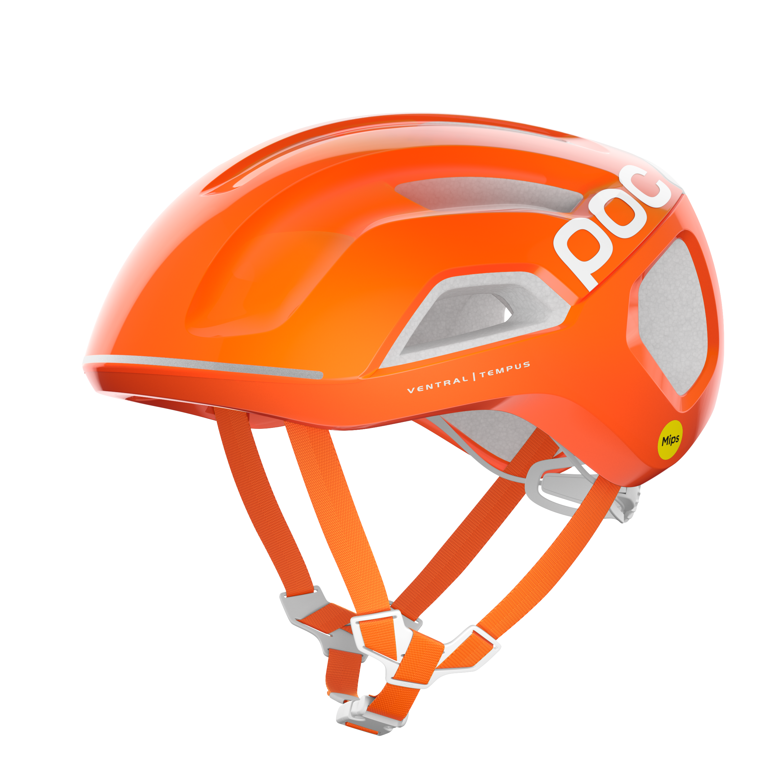 POC Ventral Tempus MIPS Helmet 2024 Fluorescent Orange AVIP / S/50-56cm