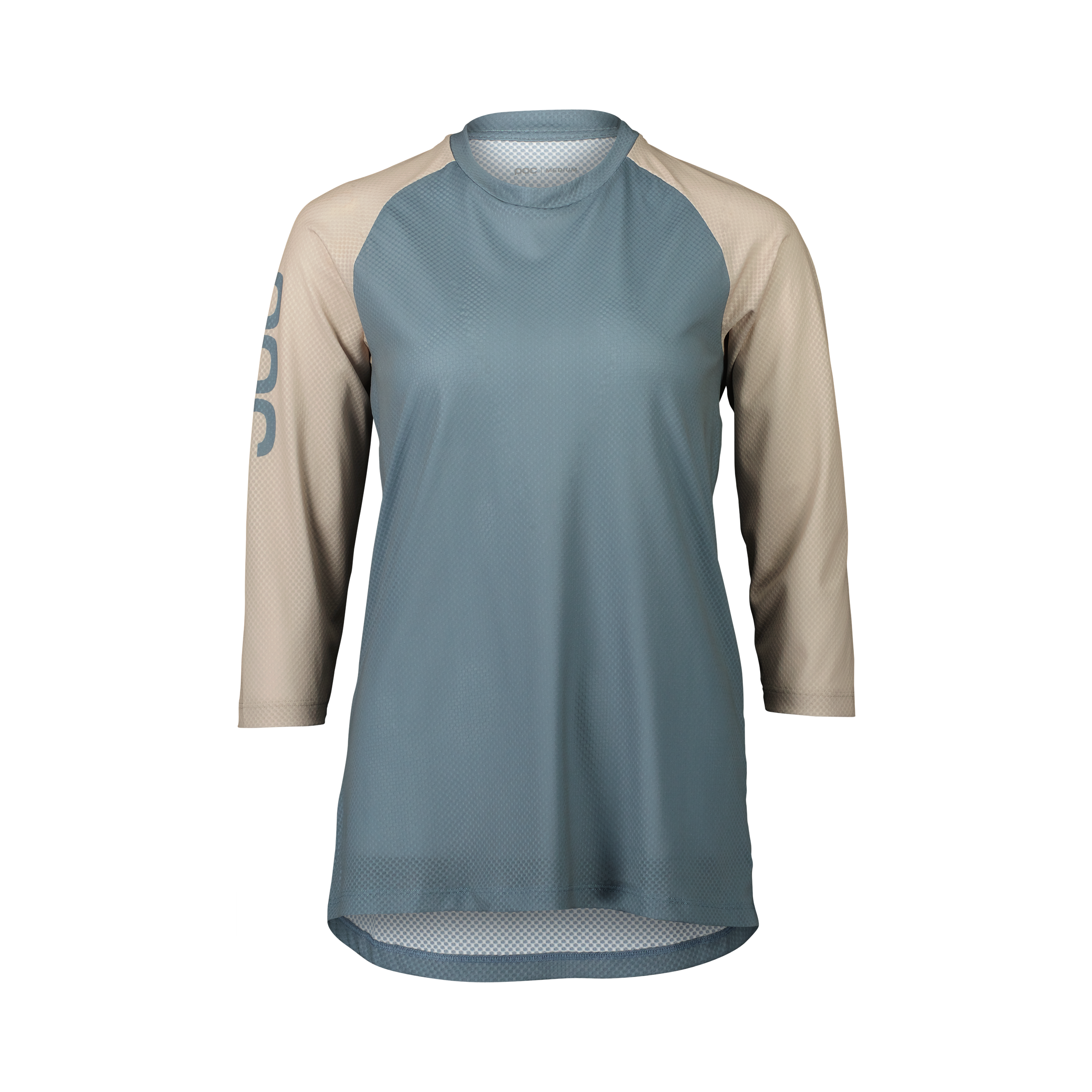 POC Women's MTB Pure 3/4 Jersey Calcite Blue/Light Sandstone Beige / S