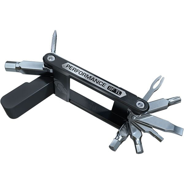 PRO Mini Tool with Alloy Case Black / 9 Functions + Tubeless