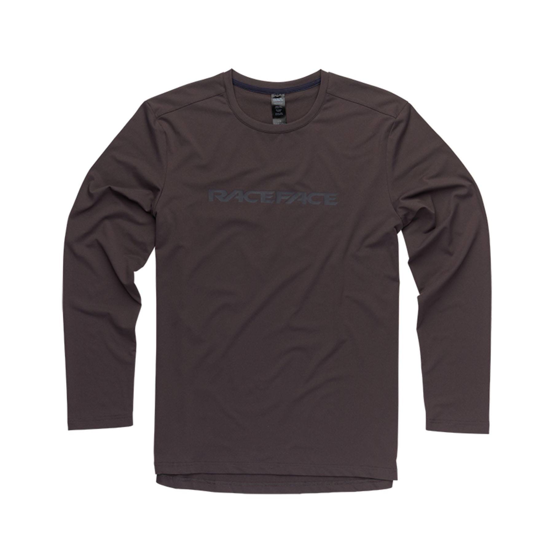 Race Face Commit Long Sleeve Tech Top Charcoal / L