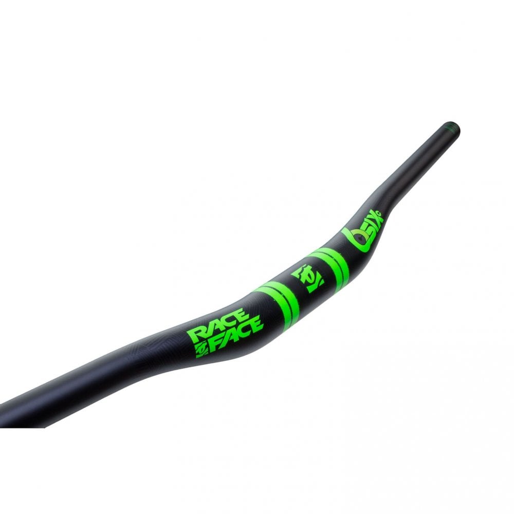 Race Face SixC Carbon Handlebars 35mm Green / 20mm