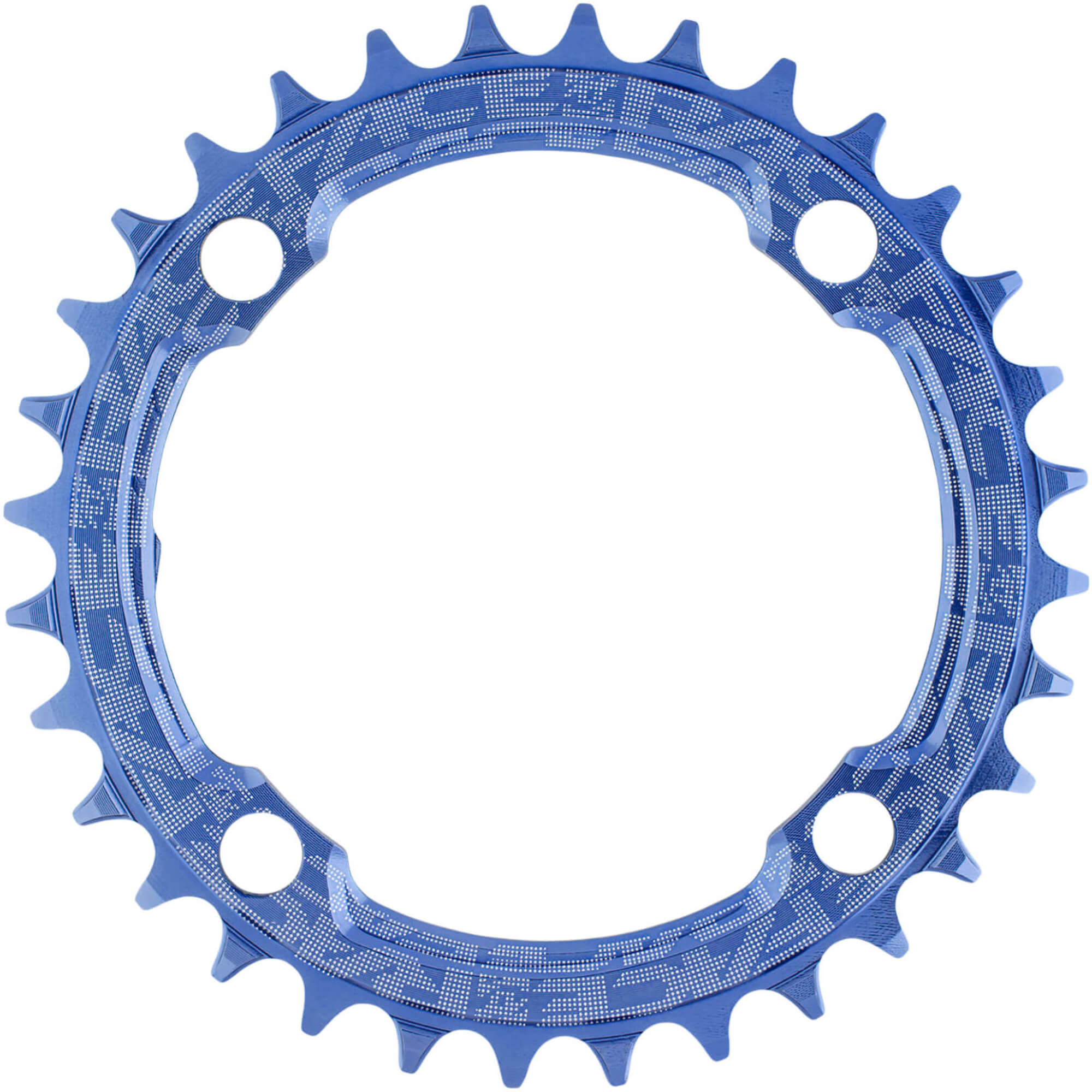 RaceFace Narrow Wide Chainring 104/110/130 BCD Blue / 104 x 30T