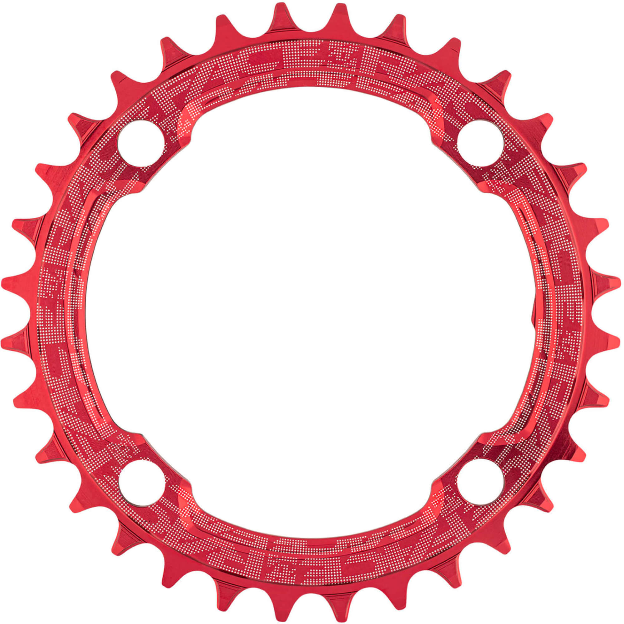 RaceFace Narrow Wide Chainring 104/110/130 BCD Red / 104 x 30T