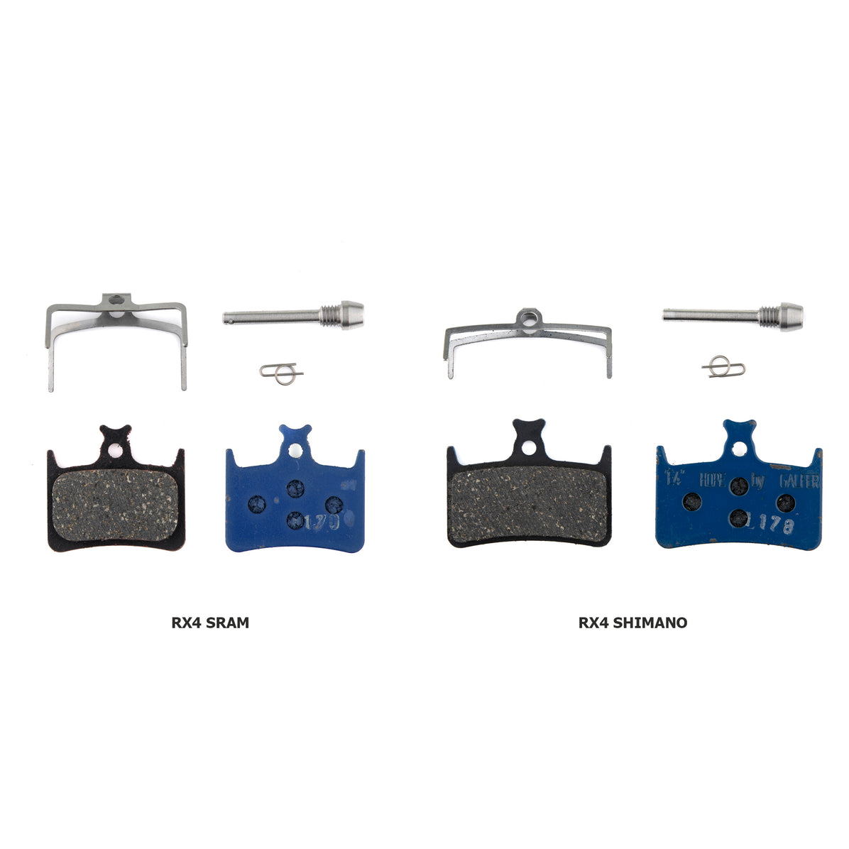 Hope RX4+ & RX4 Shimano Brake Pads Road Compound