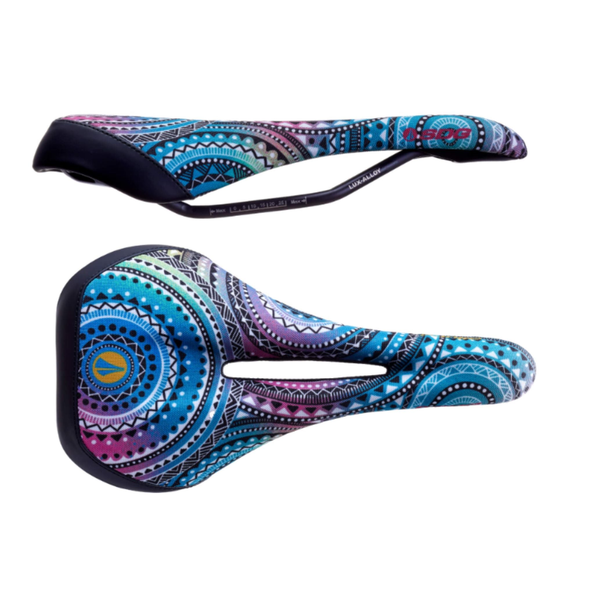 SDG Allure V2 Women's Saddle LRart UK Cornish Surf Print
