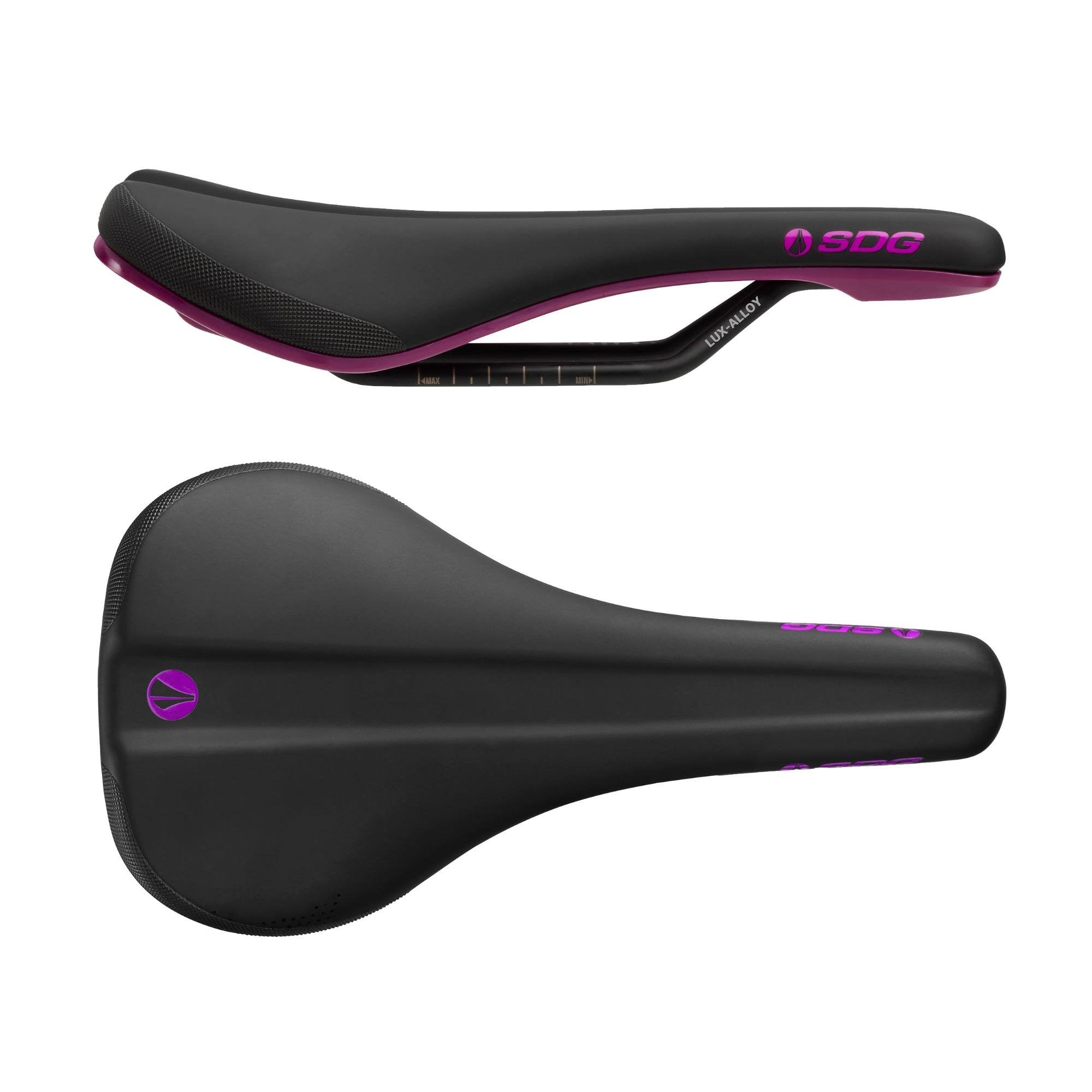 SDG Bel Air 3.0 LUX Alloy Rail Saddle Purple