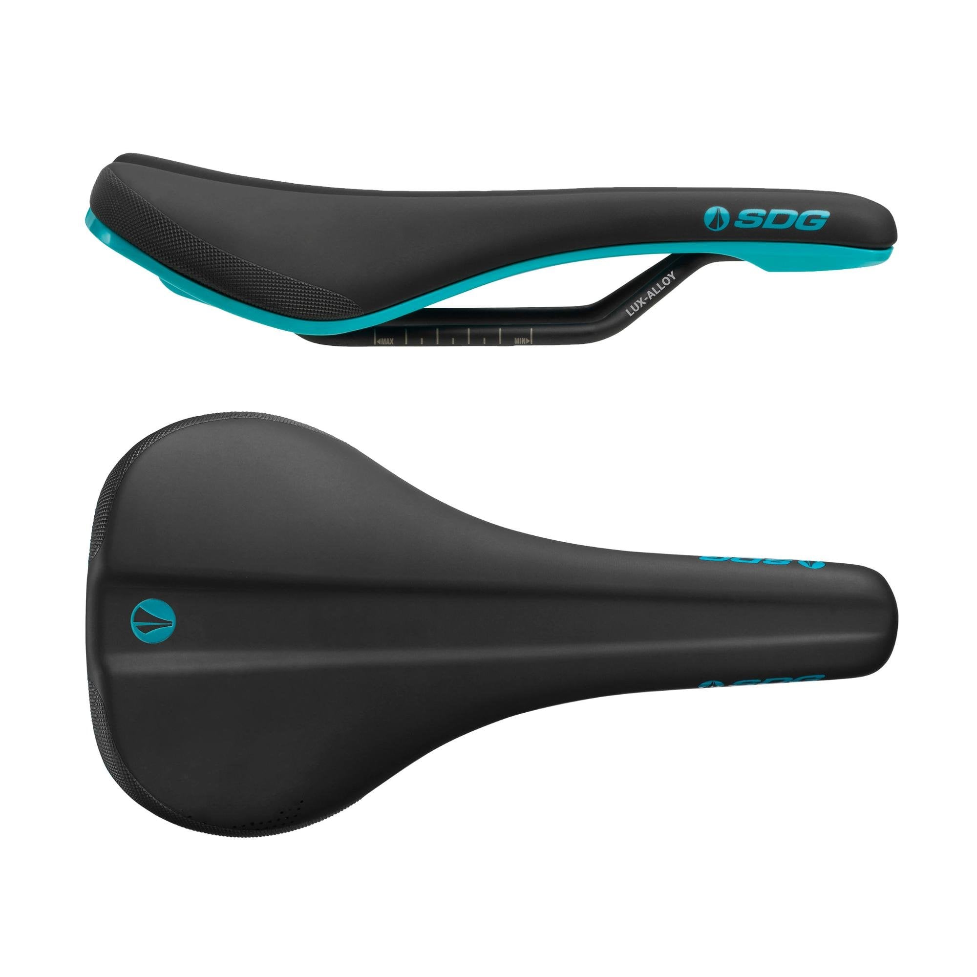 SDG Bel Air 3.0 LUX Alloy Rail Saddle Turquoise