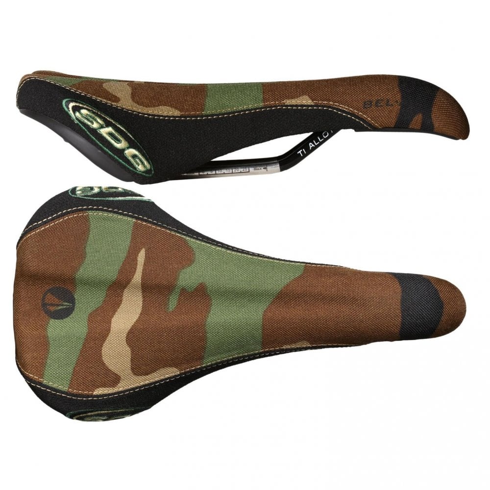 SDG Bel Air Ti-Alloy Rail Saddle Army/Black