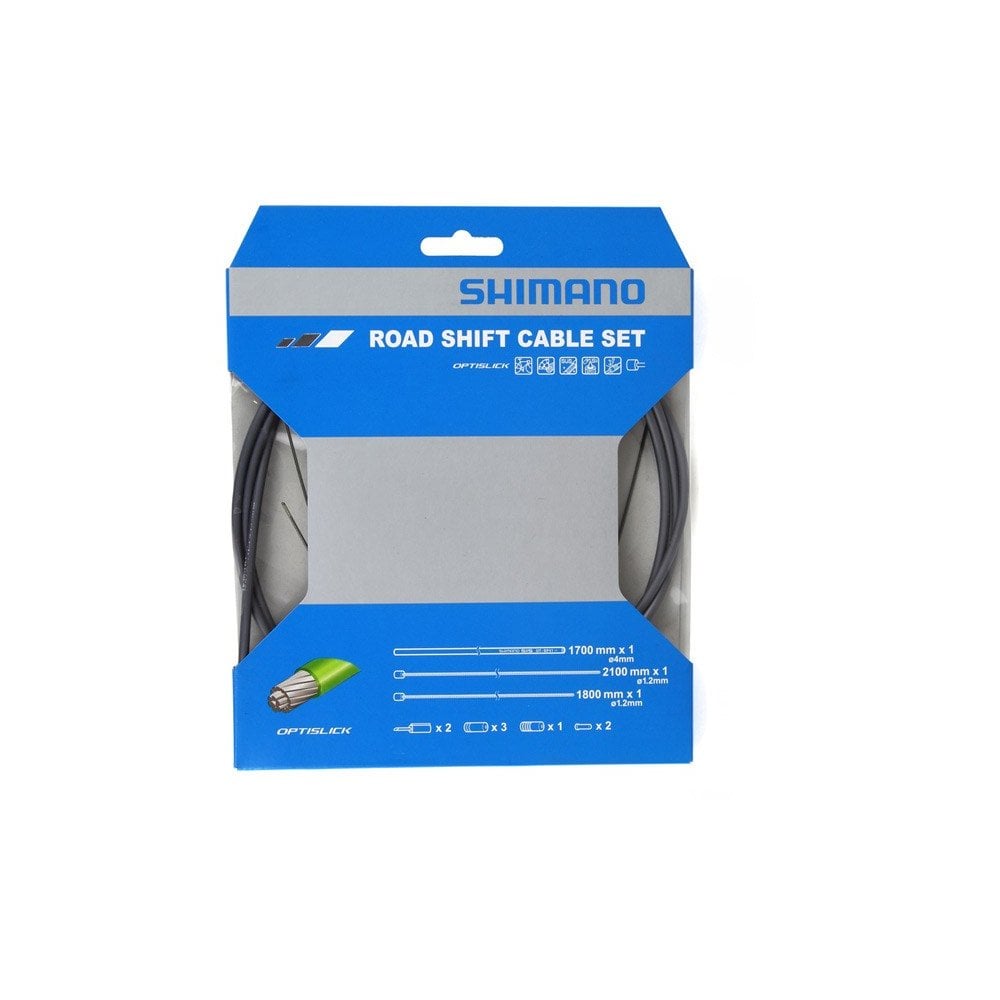 Shimano 105 5800 / Tiagra 4700 Road gear cable set, Optislick coated inners Black