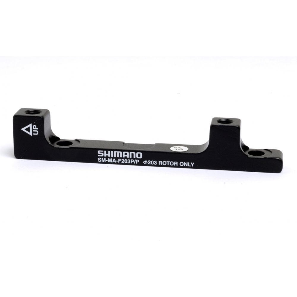 Shimano Brake Mount Adapters Black / Front Post / 203mm