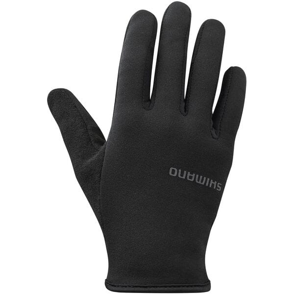 Shimano Clothing Unisex Light Thermal Gloves Black / Large