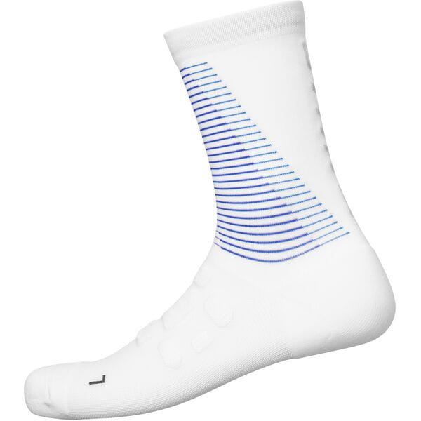 Shimano Clothing Unisex S-PHYRE Tall Socks White / Purple / Medium
