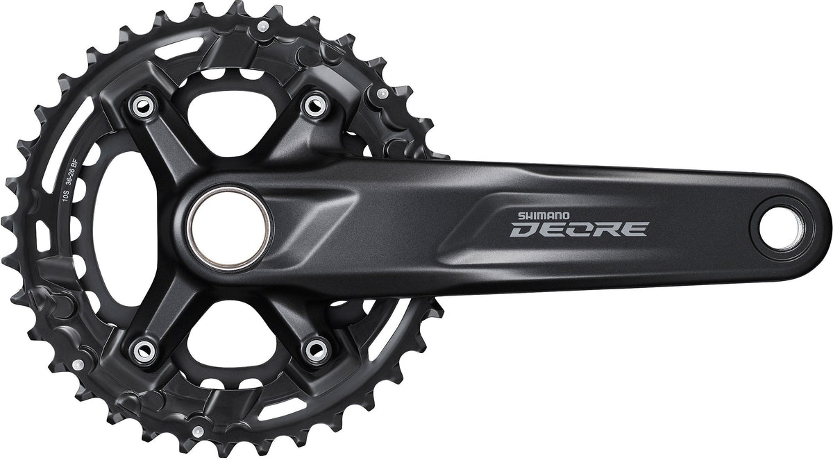Shimano Deore FC-M5100 11 Speed Double Chainset Black / 175mm - 36/26T / 51.8mm Chainline