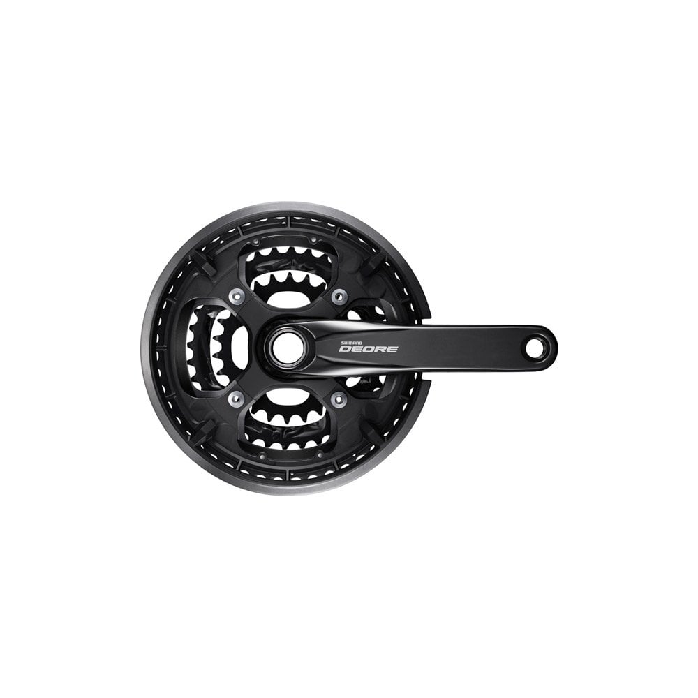 Shimano Deore FC-T6010 10 Speed Triple Chainset inc Chainguard Black / 170mm 48/36/26T