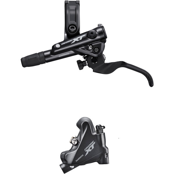 Shimano Deore XT BR-M8110/BL-M8100 XT Flat Mount Rear Disc Brake Black / Rear