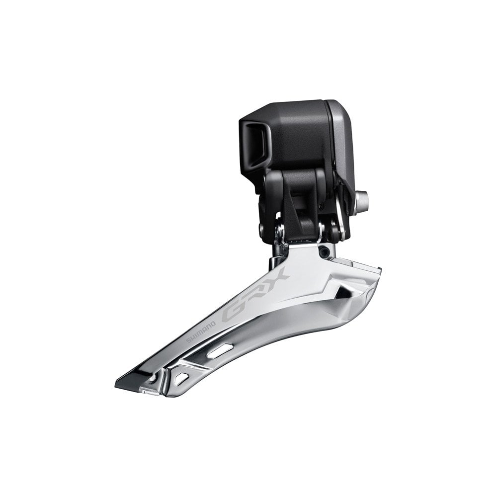 Shimano GRX FD-RX815 11 Speed Di2 Double Front Mech Black/Silver / Double / Braze-On