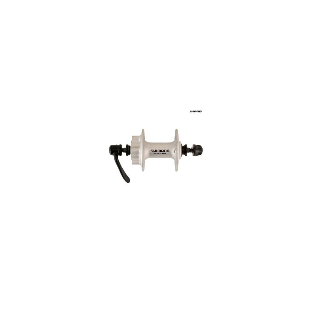 Shimano HB-M475 disc front hub 6-bolt silver 36 hole Silver / 36H, 6-bolt