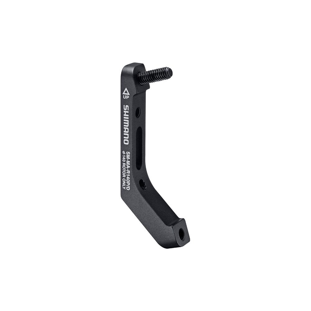 Shimano Post Mount Disc Brake Adapter Black / Rear post calliper to flat mount - 140 mm