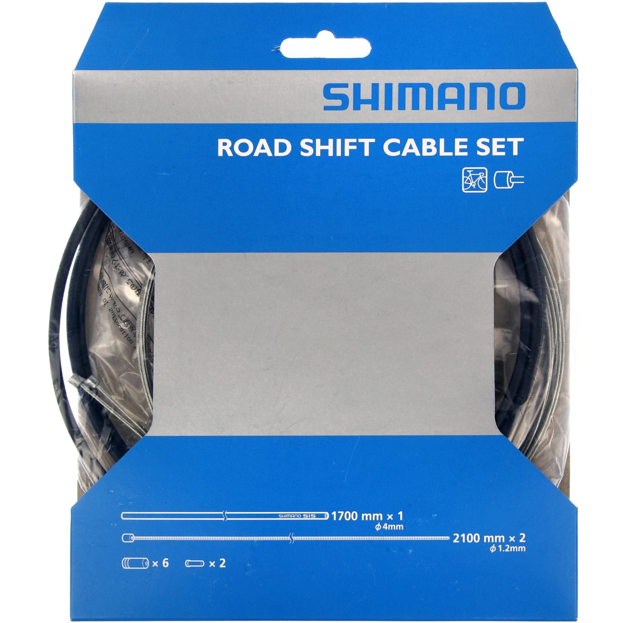 Shimano Road Gear Cable Inner & Outer Set Black