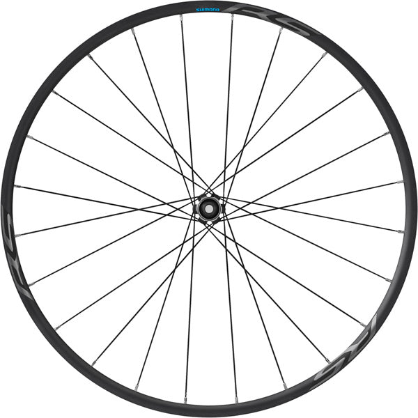 Shimano RS370 Tubeless Compatible Wheel Black / Front 700C - Clincher / 12 x 100 mm