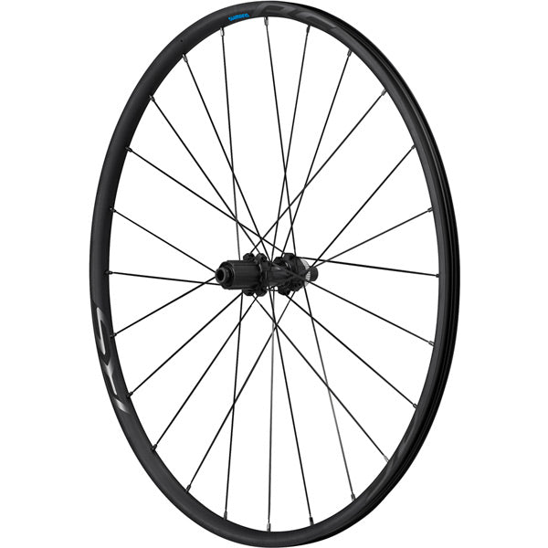 Shimano RS370 Tubeless Compatible Wheel Black / Rear 700C - Clincher / 12 x 142 mm