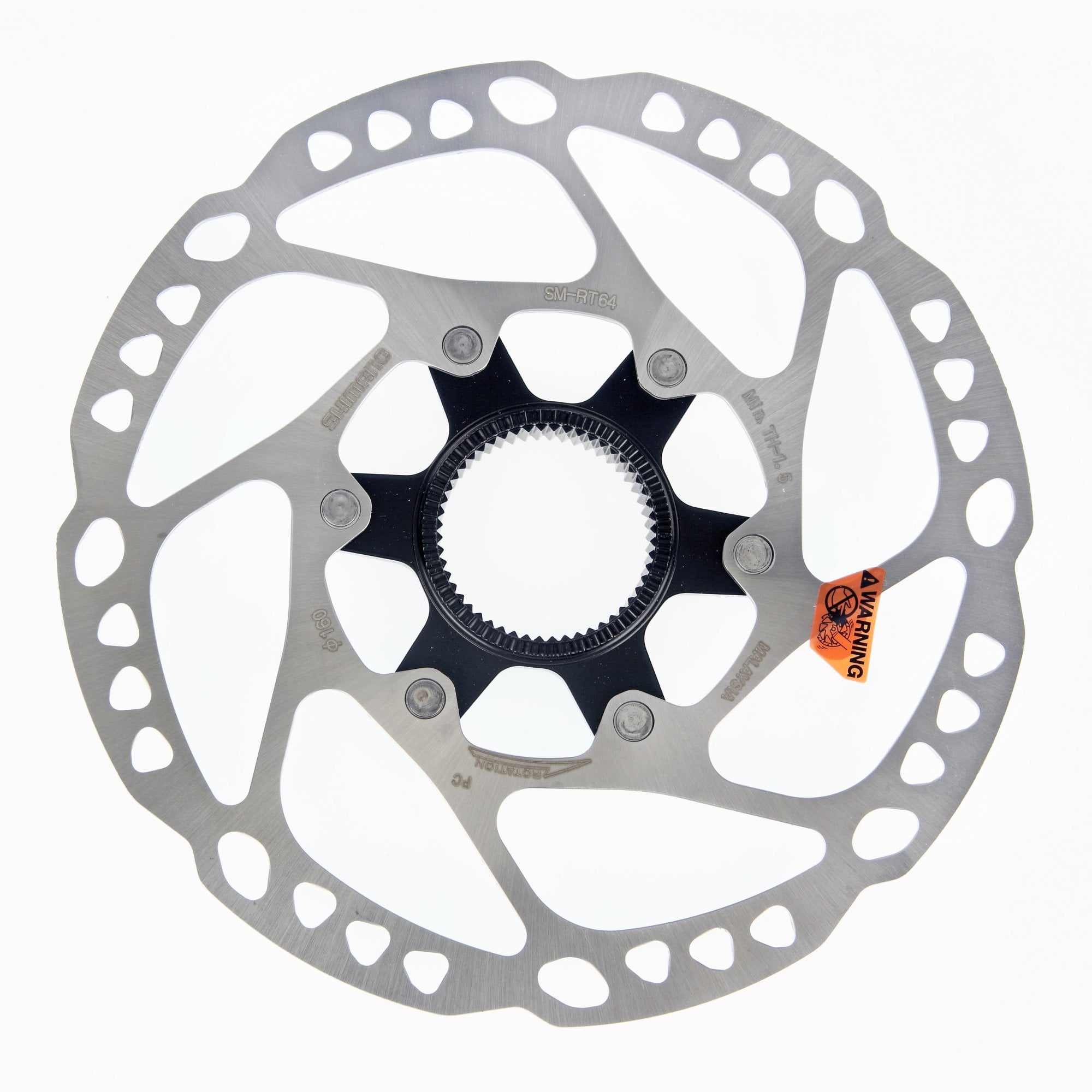 Shimano SMRT64 Centre-Lock Disc Brake Rotor Silver / Black / 220mm
