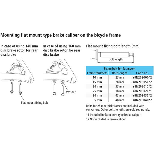 Shimano Spares BR-RS505 Calliper Fixing Bolt C, for 35 mm Frame, 48 mm Bolt