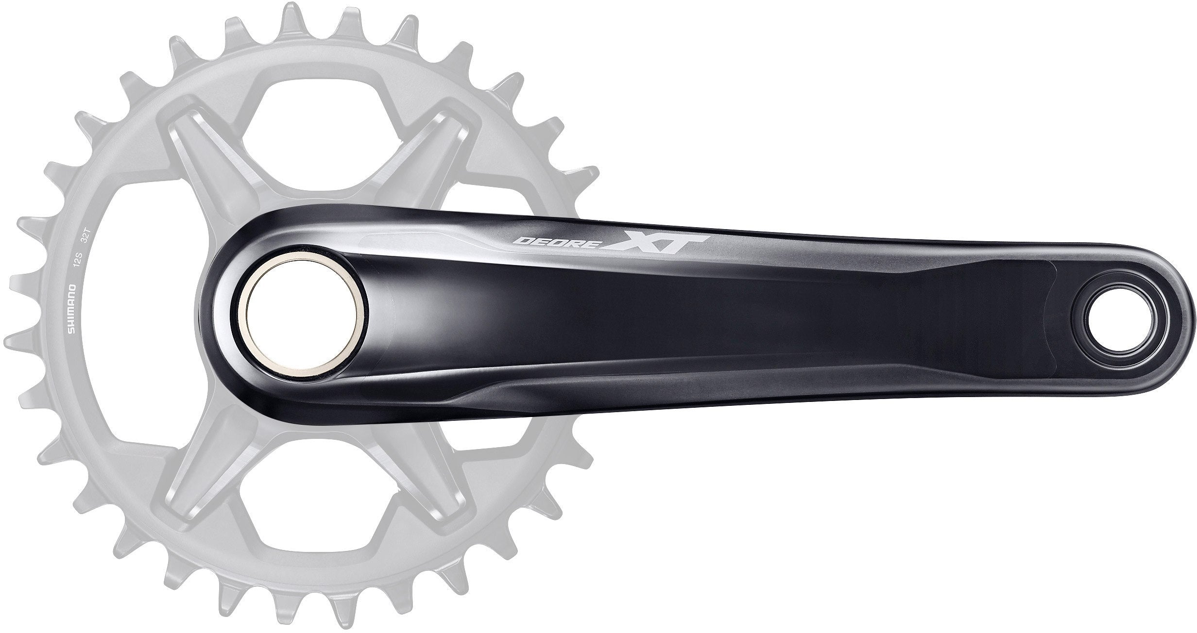 Shimano XT FC-M8130 12 Speed Superboost Crankset Black / 170mm / 56.5mm Chainline