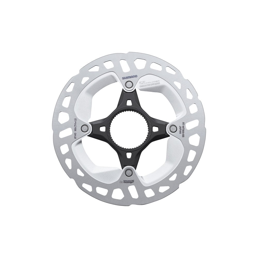 Shimano XT RT-MT800 Ice Tech Centre-Lock Disc Brake Rotor Silver / 140mm
