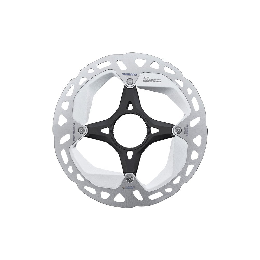 Shimano XT RT-MT800 Ice Tech Centre-Lock Disc Brake Rotor Silver / 160mm
