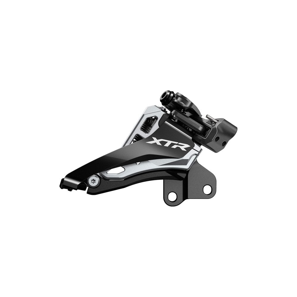 Shimano XTR M9100 12-Speed Front Derailleur Grey / Black / E-type mount, side swing