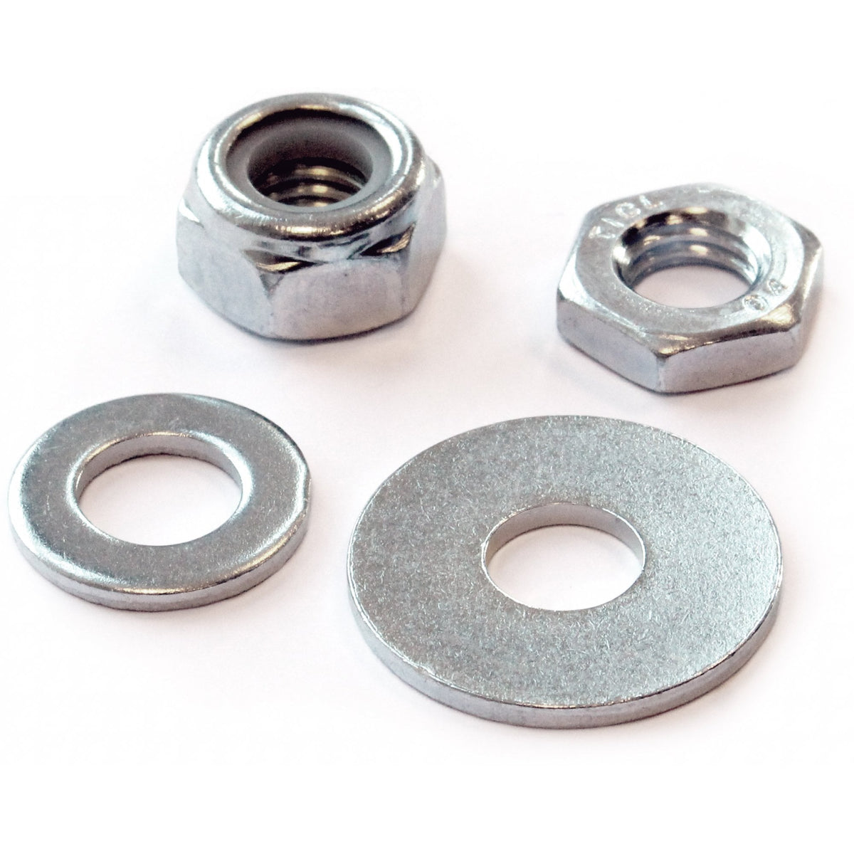 Silca Pista/SuperPista Nut/Washer Kit Silver