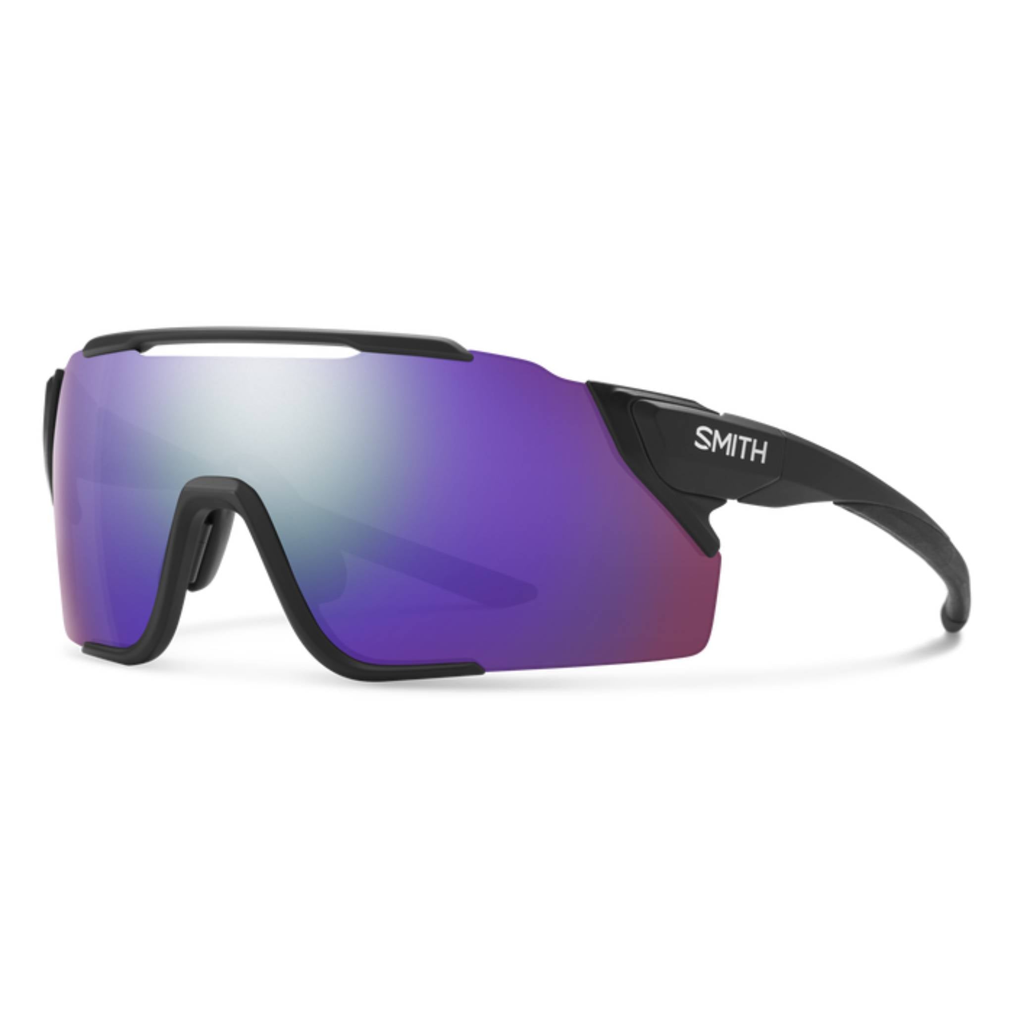 Smith Attack Mag MTB Glasses Matte Black / ChromaPop Violet Mirror