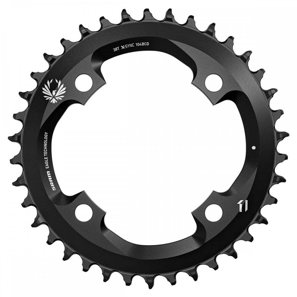 SRAM Chain Ring Eagle X-Sync 2 104BCD Steel 38T Black / 38T