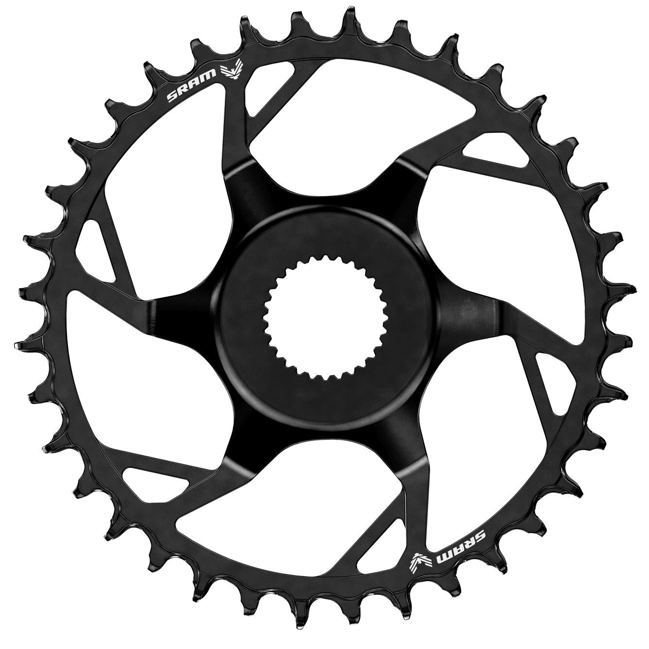 SRAM Eagle T-Type Chainring Bosch Generation 4 Direct Mount Black / 36T