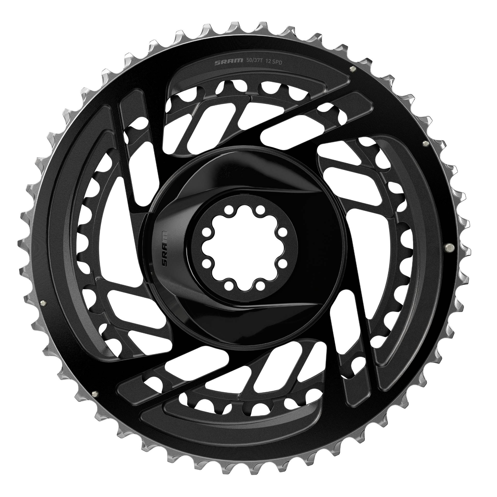 SRAM Force D2 Chainring Kit Black / 50/37T