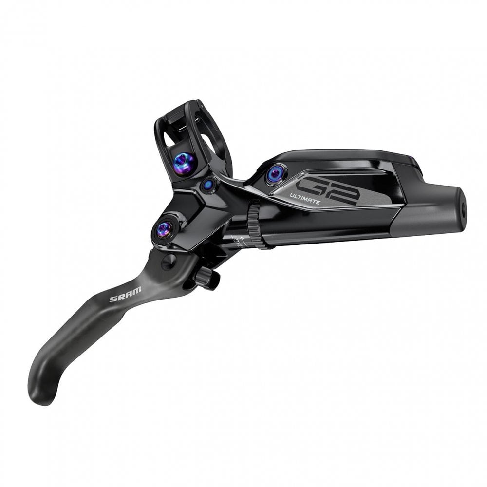 SRAM G2 Ultimate Carbon Disc Brake with Rainbow Hardware Gloss Black / Front