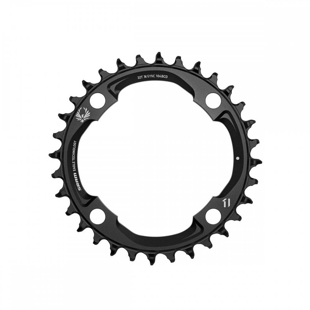 SRAM X-Sync 2 12-Speed Eagle 104BCD Alloy Chainring Black / 32T
