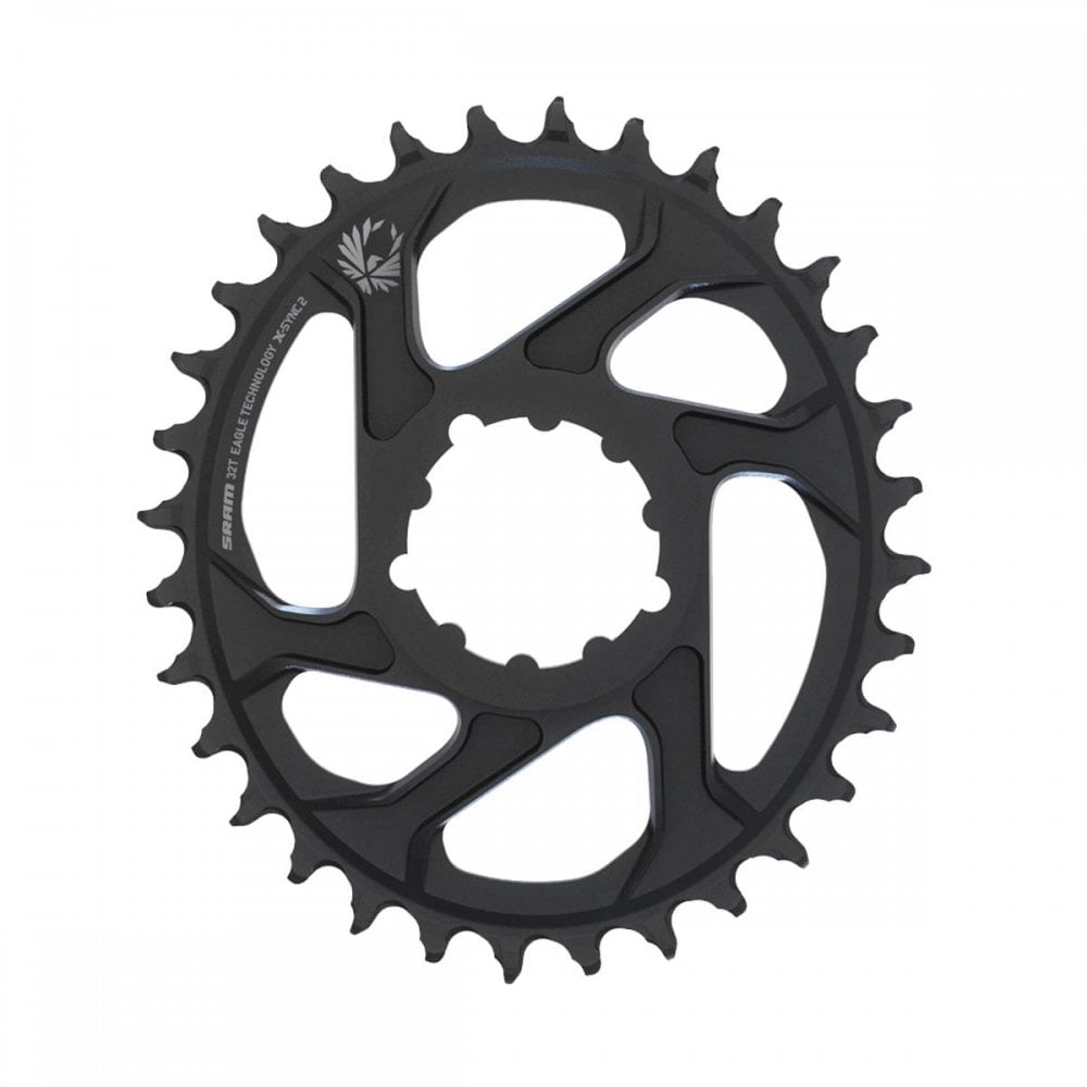 SRAM X-Sync 2 12-Speed Eagle OVAL Direct Mount Chainring Black / 32T / 3mm Offset Boost