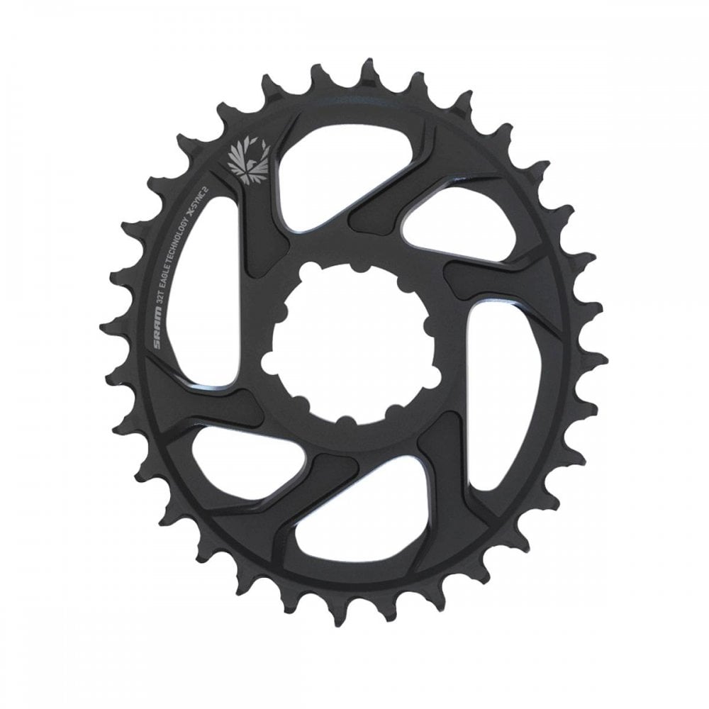 SRAM X-Sync 2 12-Speed Eagle OVAL Direct Mount Chainring Black / 32T / 6mm Offset