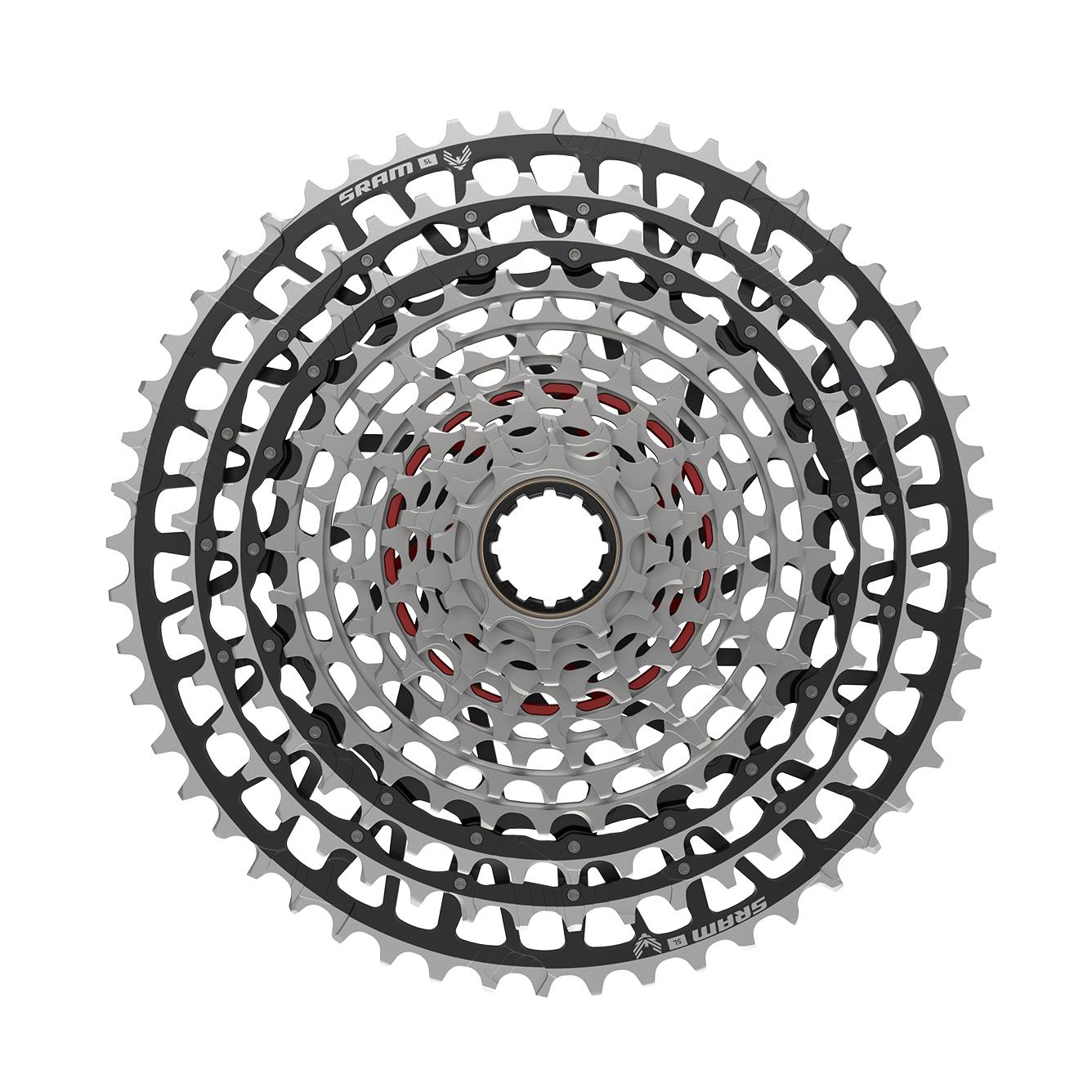SRAM XXSL Eagle XS-1299 12-Speed T-Type Cassette 10-52T Black/Silver