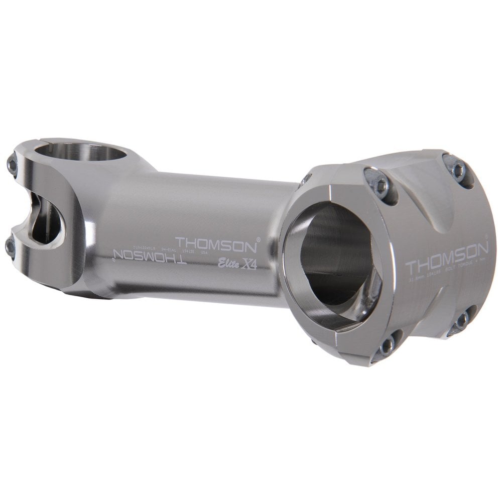 Thomson Elite X4 Stem 31.8mm Silver / 90mm / 0 Degree Rise
