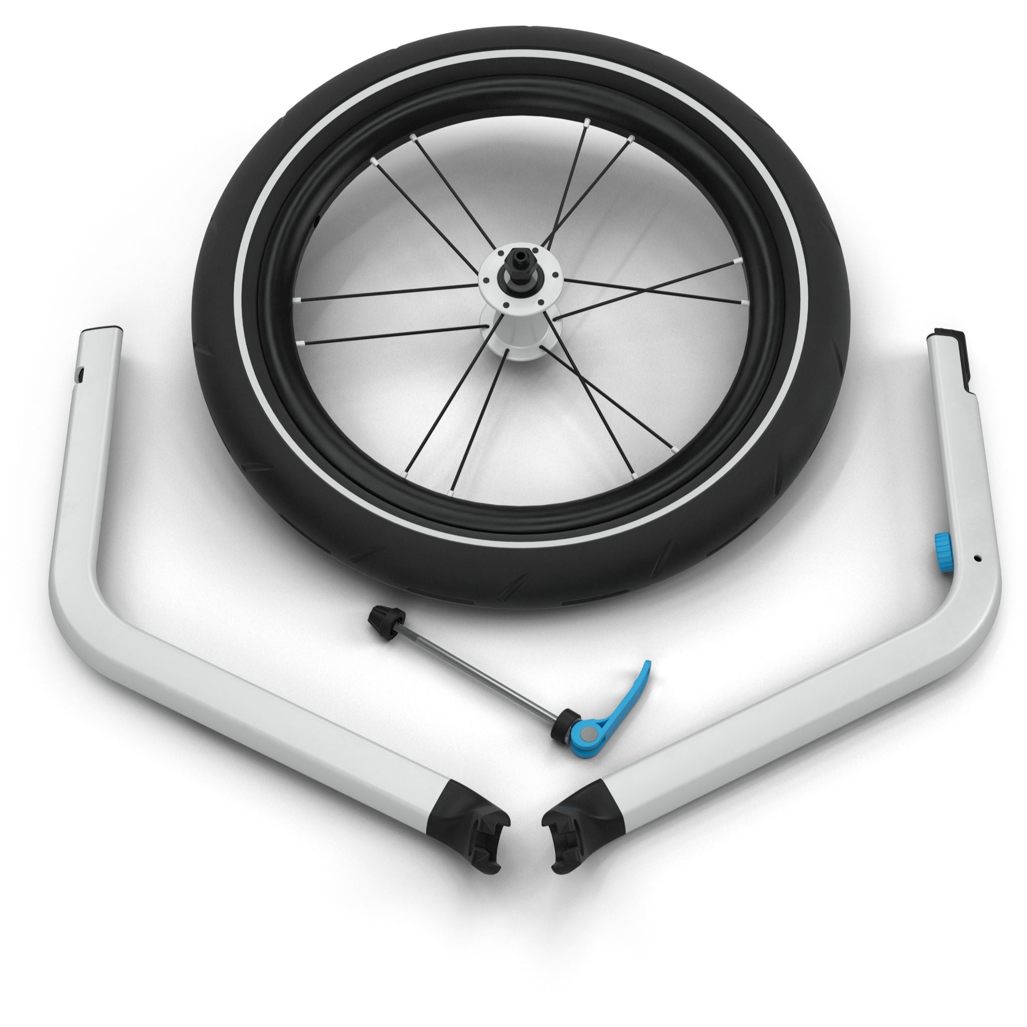 Thule Jogging kit for Chariot Cross or Lite 1 Black/Silver