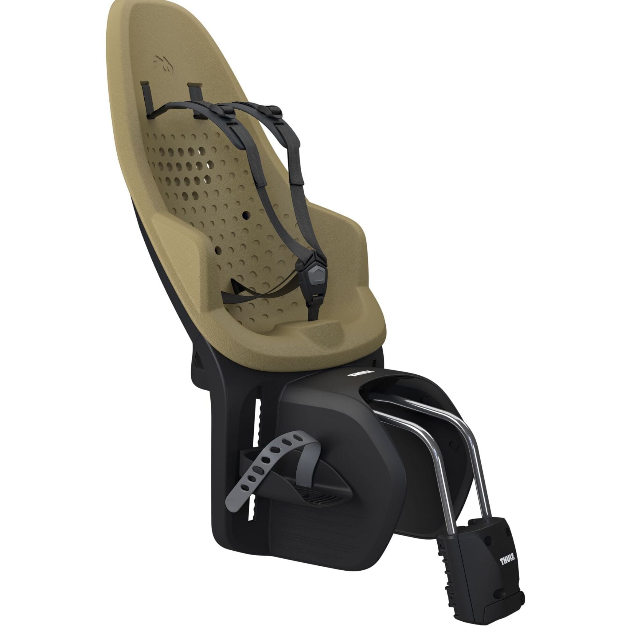 Thule Yepp 2 Maxi Rear Child Bike Seat - Frame Mount Fennel Tan