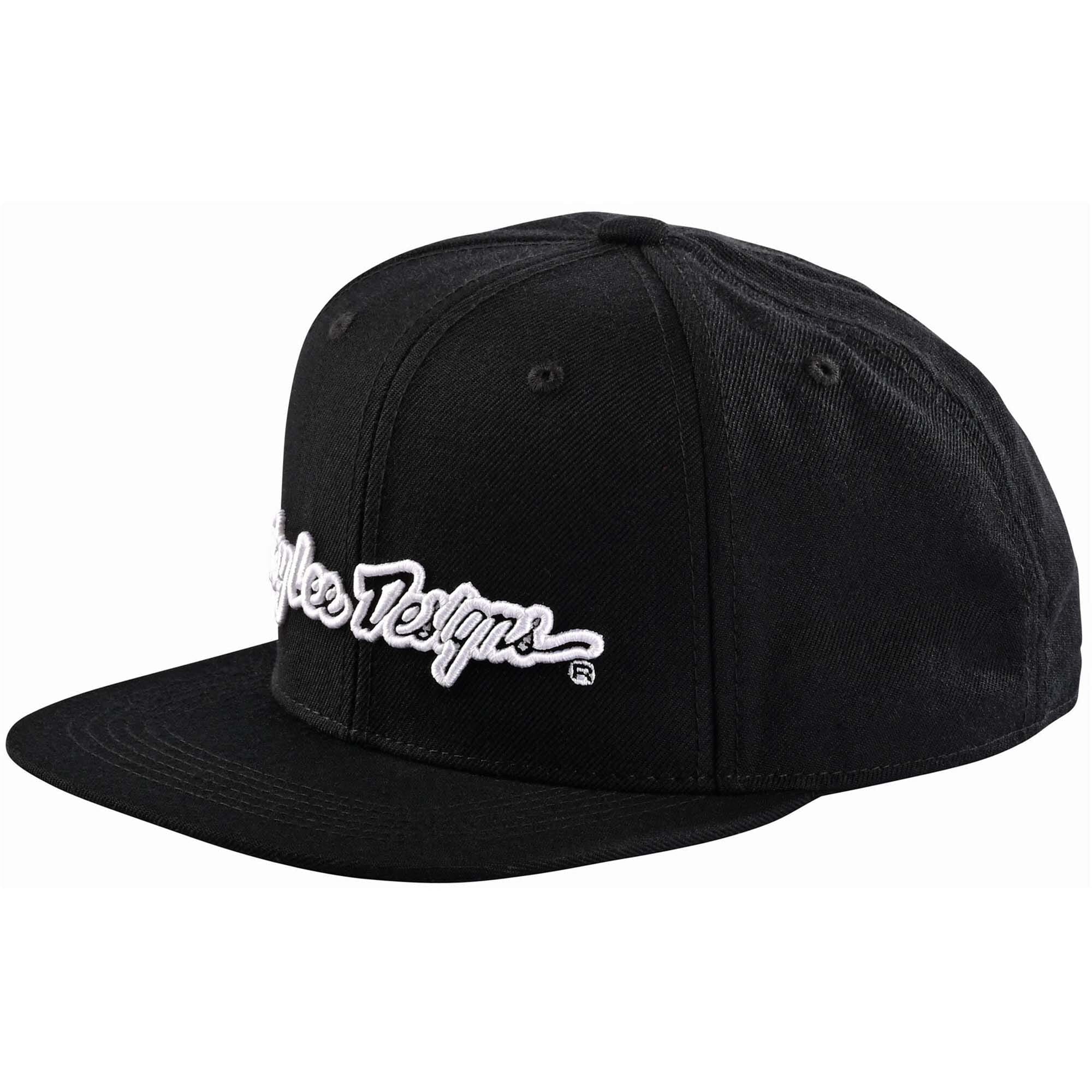 Troy Lee Designs 9Fifty Snapback Cap Signature - Black/White / One Size