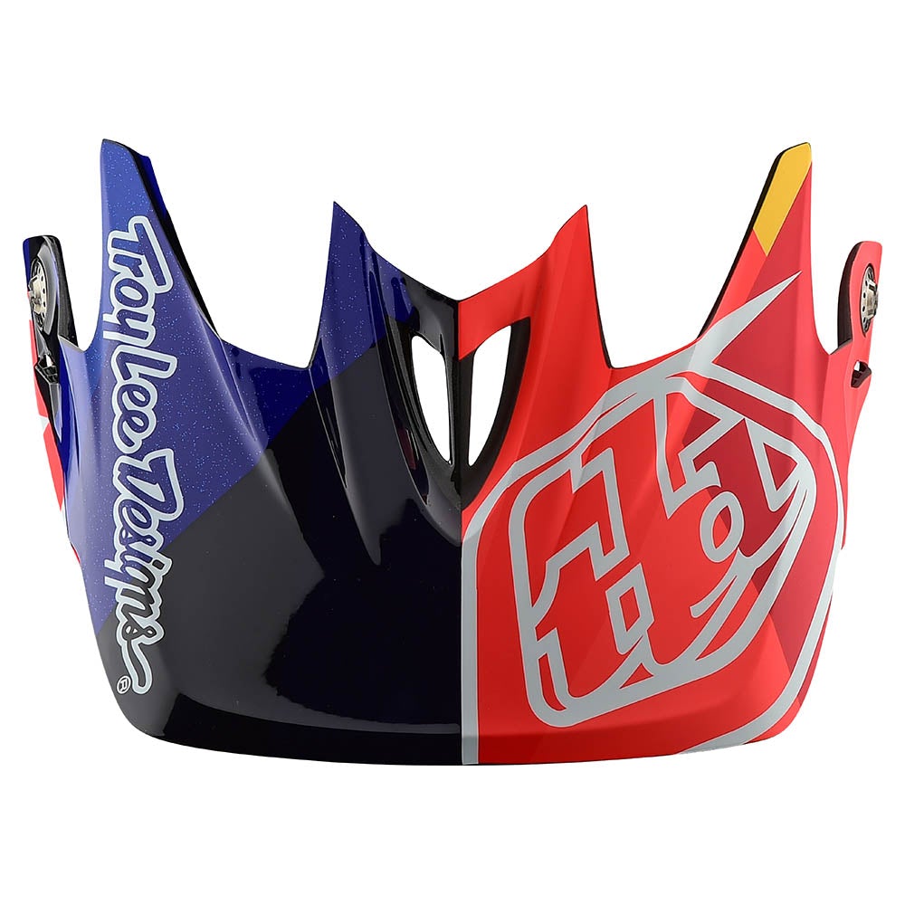 Troy Lee Designs D3 Visor Jet Orange/Navy