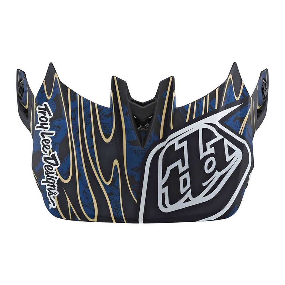 Troy Lee Designs D4 Visor Ltd Ed Eyeball - Blue