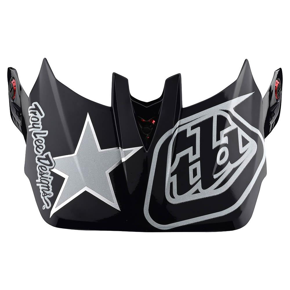 Troy Lee Designs D4 Visor Ltd Ed Freedom 2.0 - Red/White