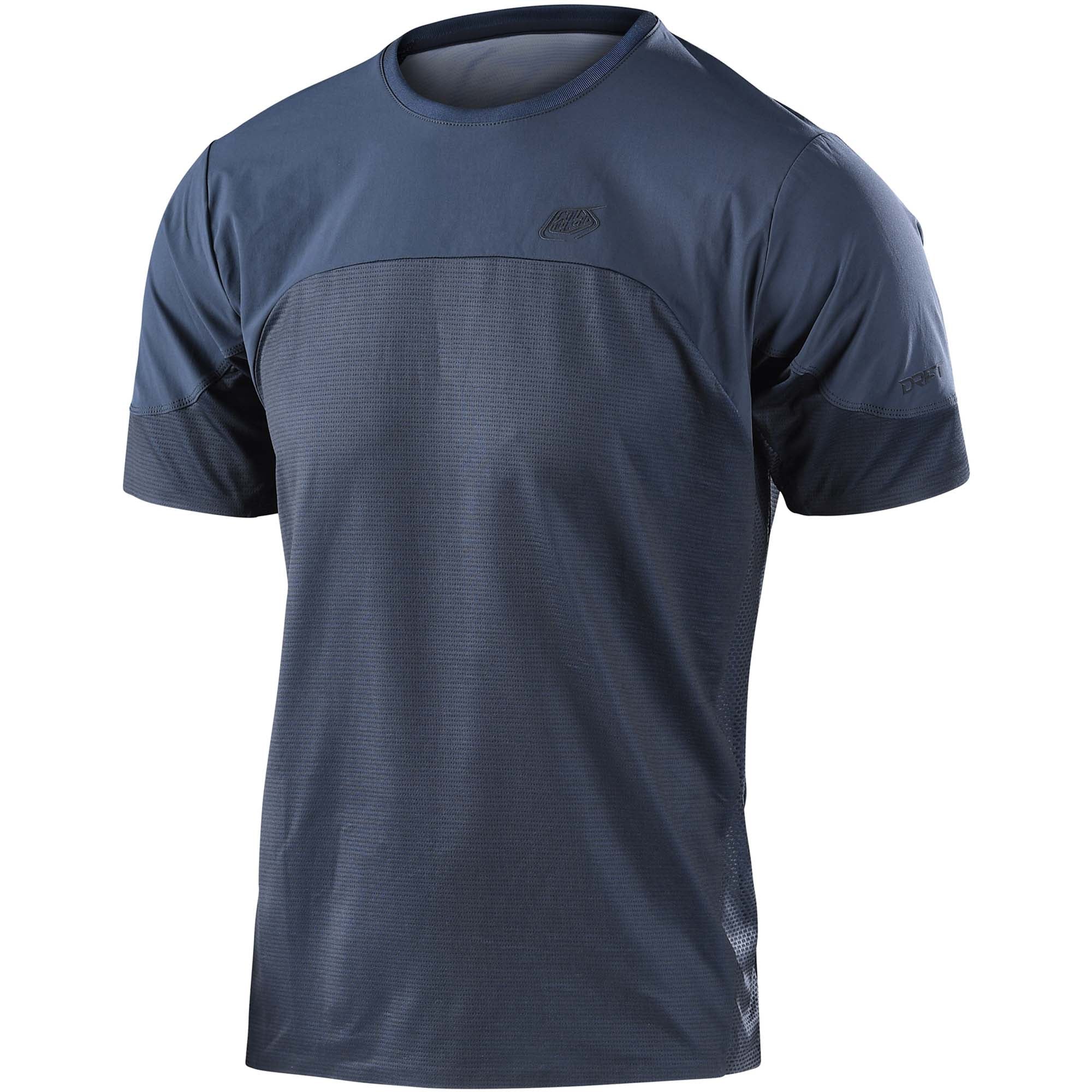 Troy Lee Designs Drift SS Jersey Solid - Dark Charcoal / S