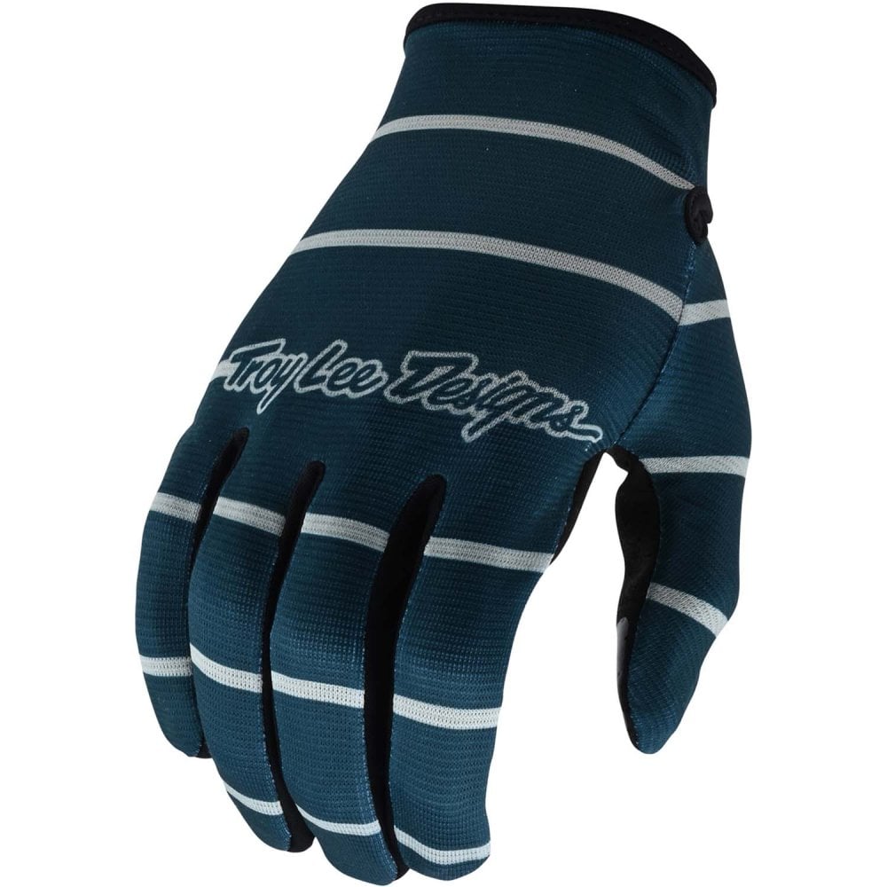 Troy Lee Designs Flowline Gloves 2023 Stripe Blue/Grey / M